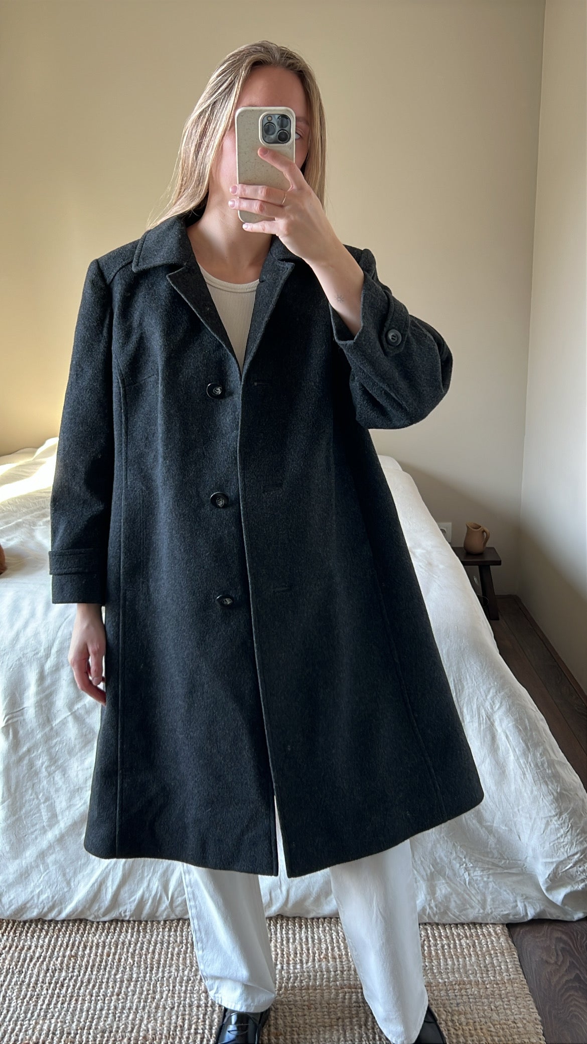 Woolen overcoat