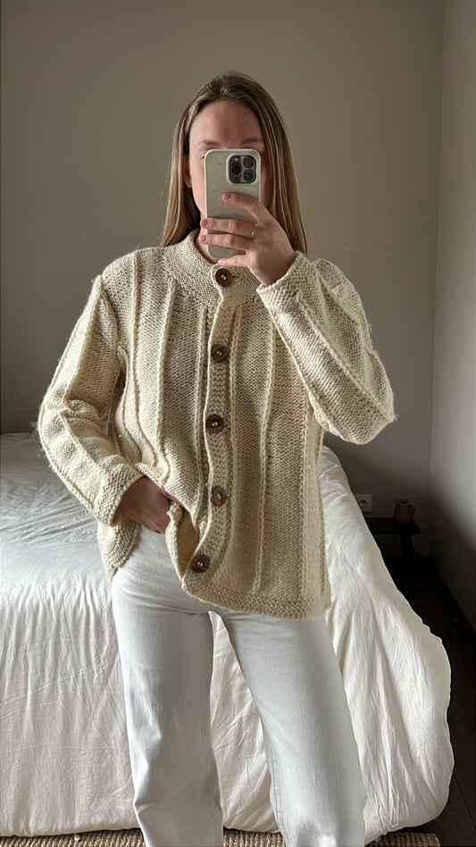 Woolen cardigan