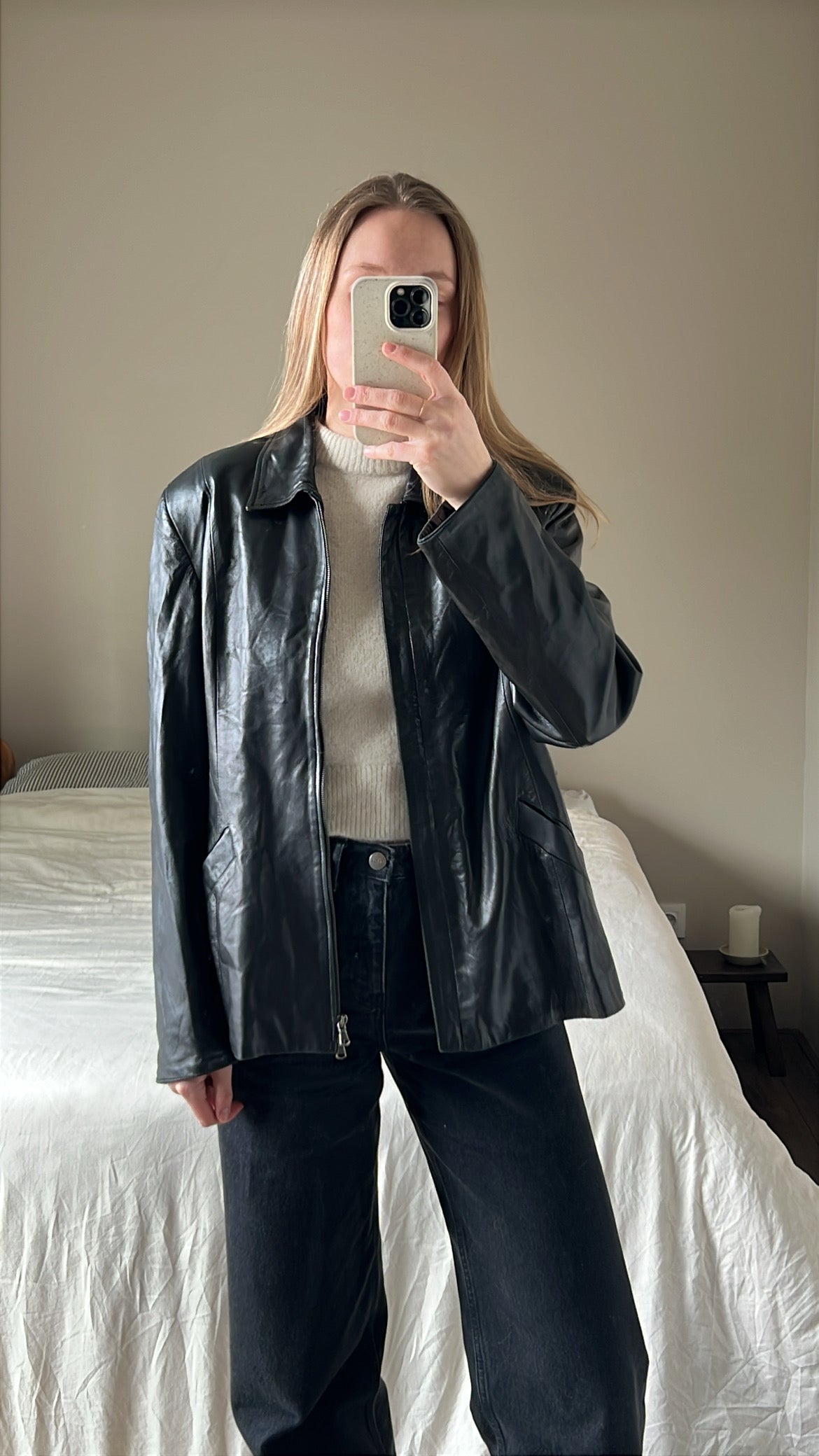 Leather jacket