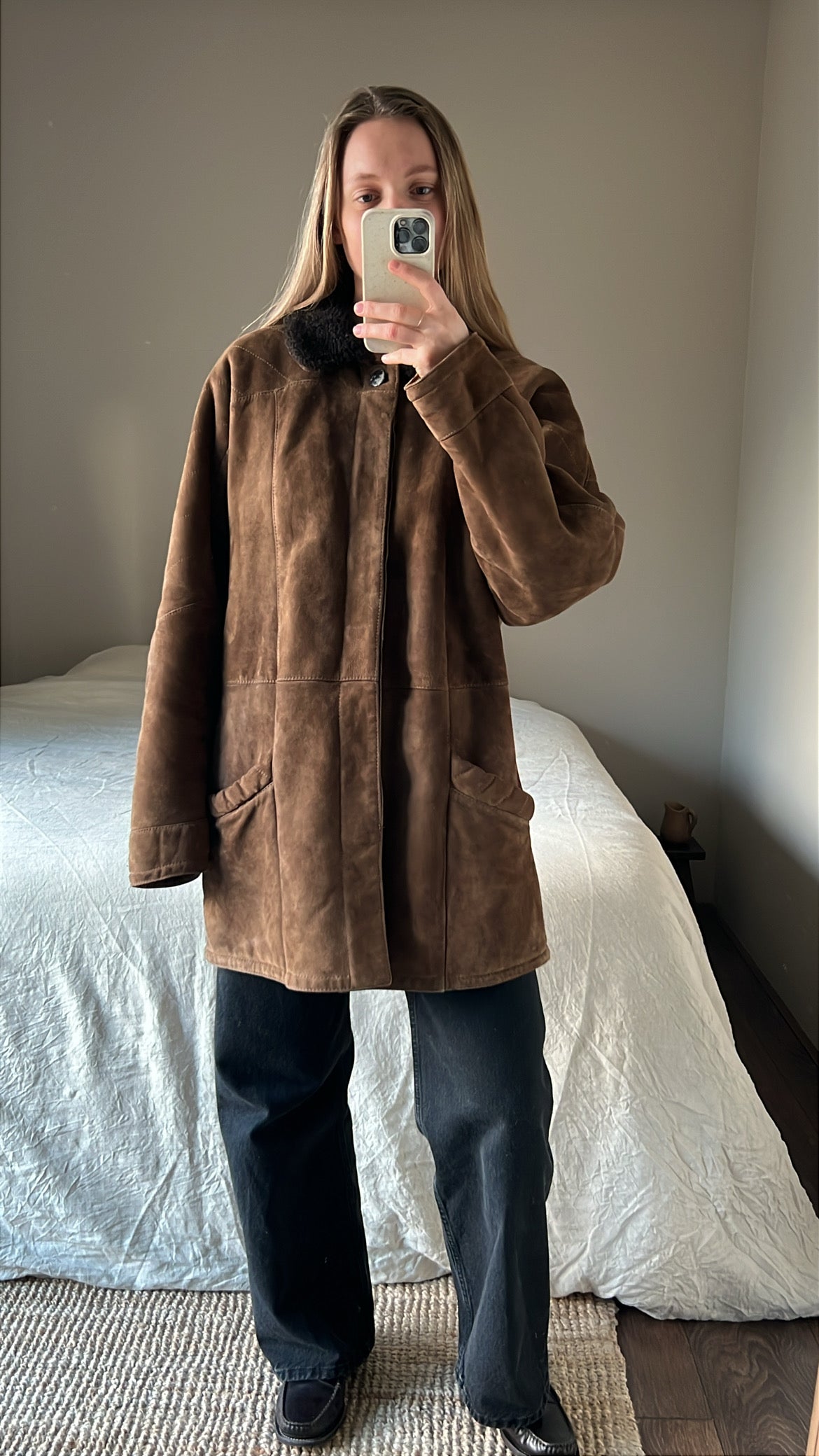 Shearling coat