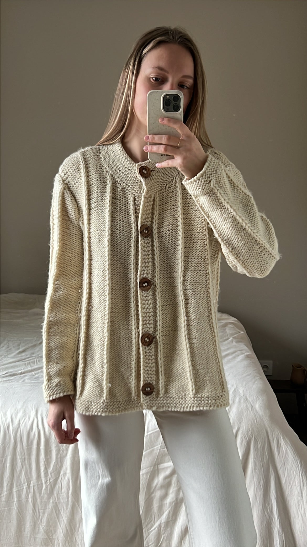 Woolen cardigan