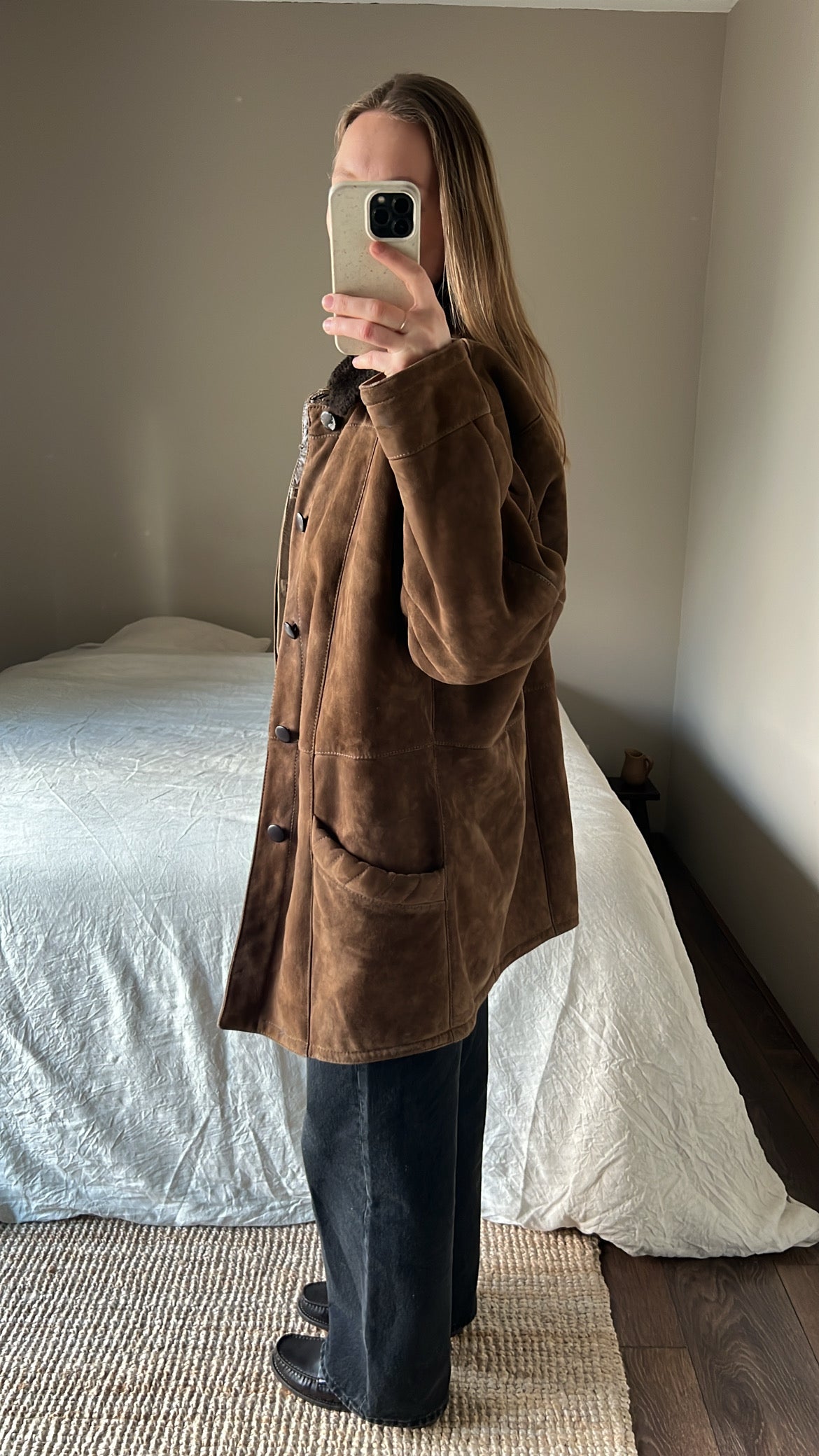 Shearling coat