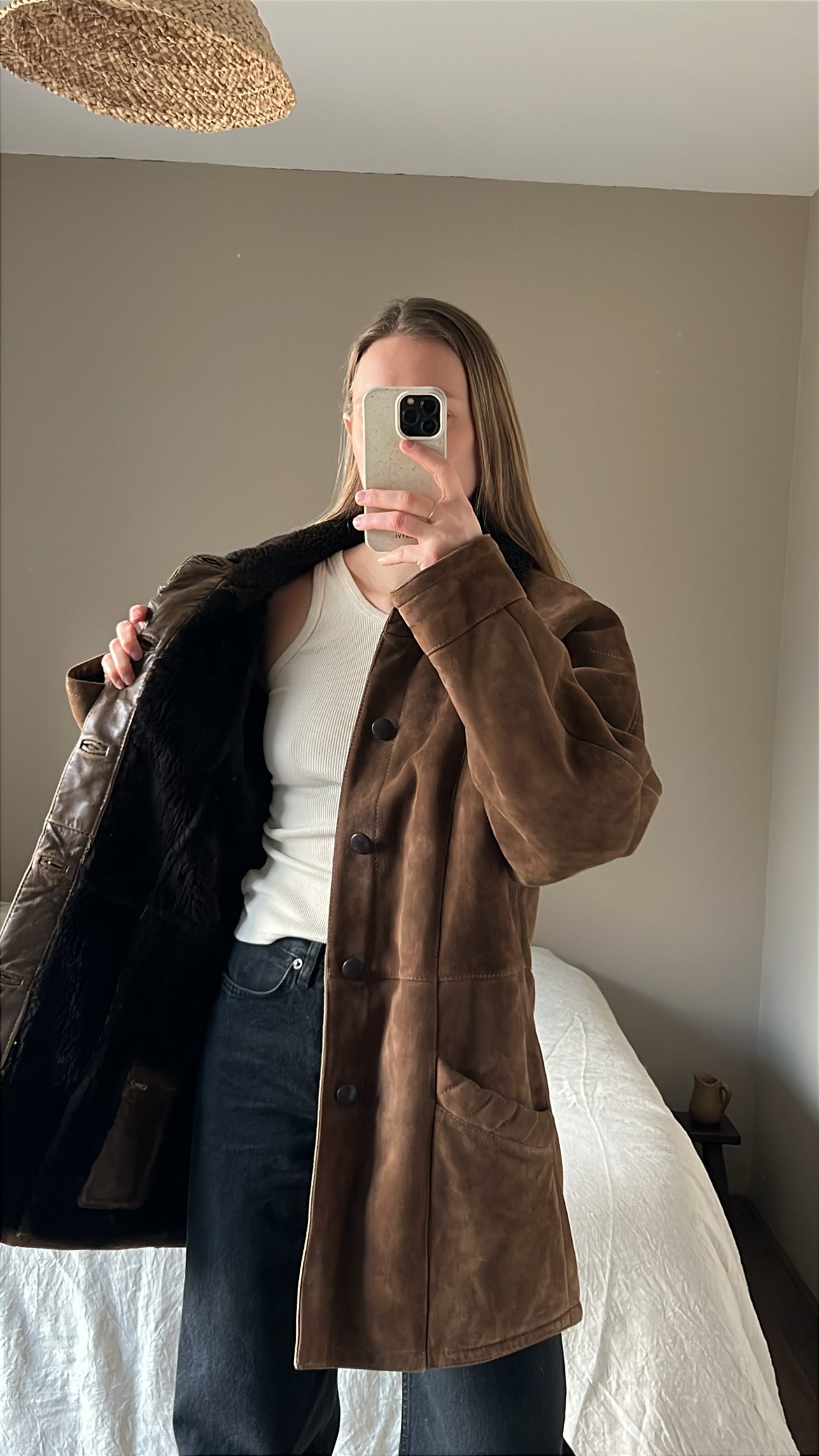 Shearling coat