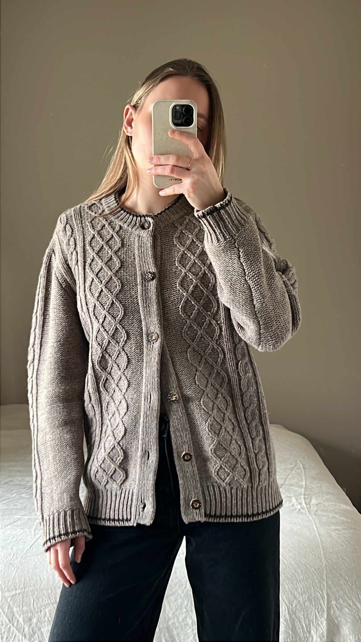 Woolen cardigan