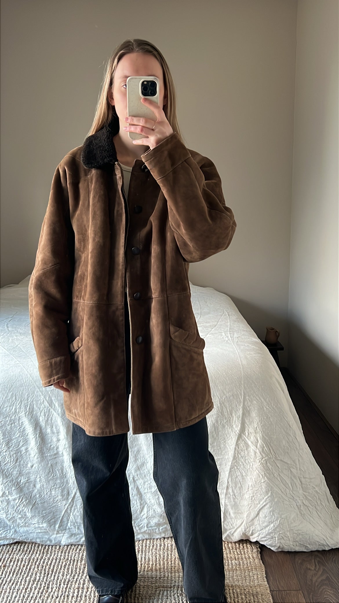 Shearling coat