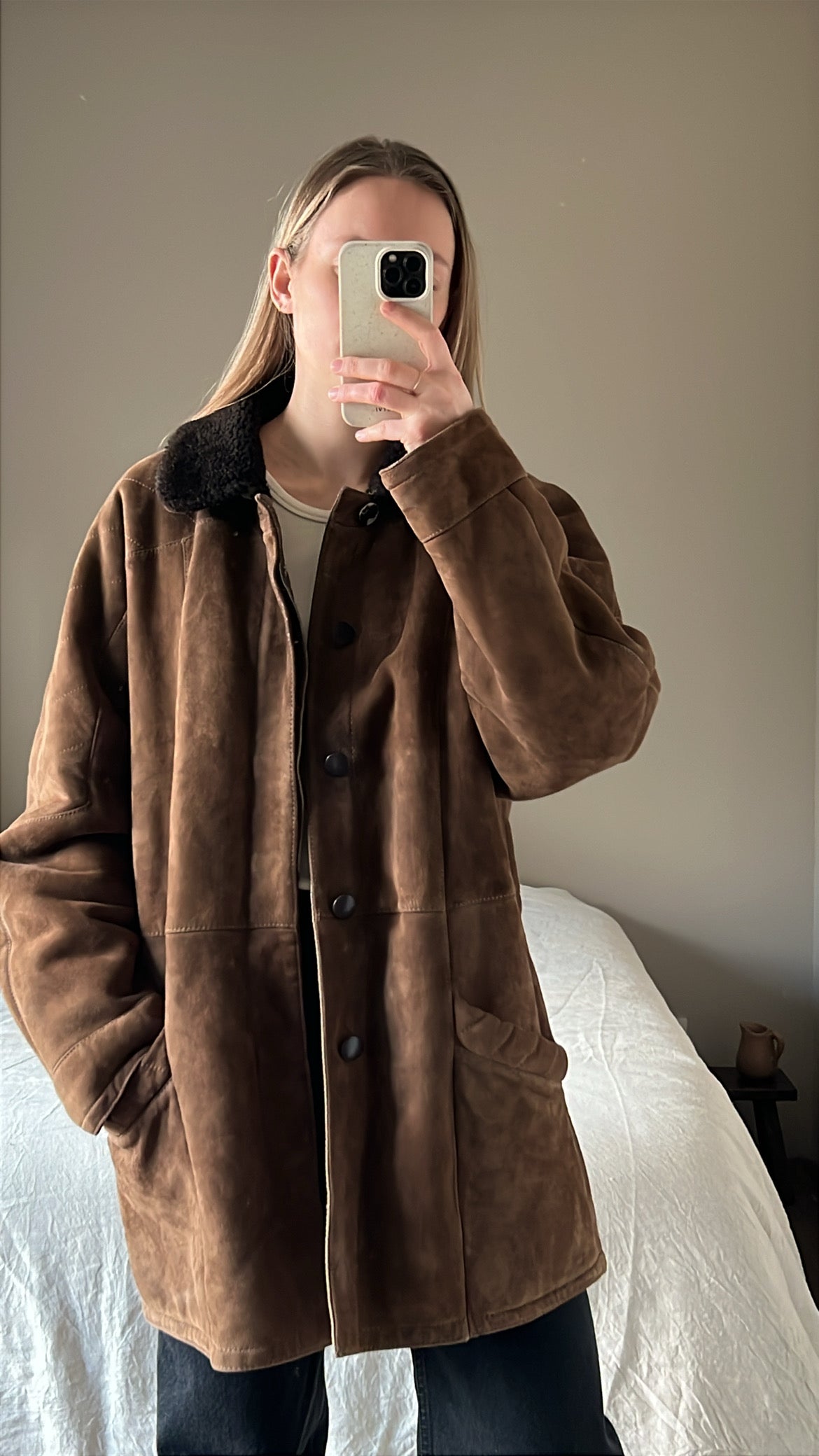 Shearling coat