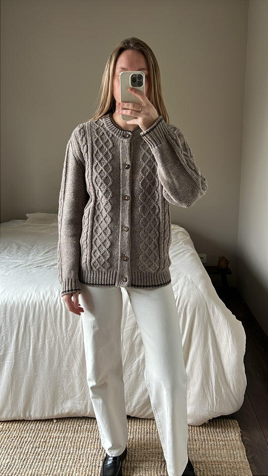 Woolen cardigan