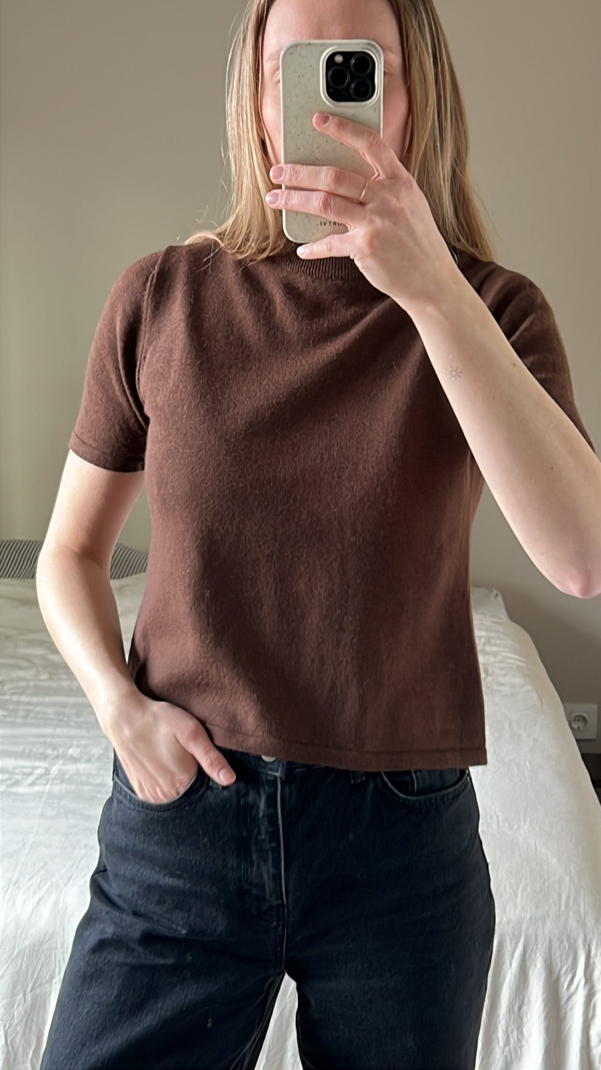 Woolen t-shirt