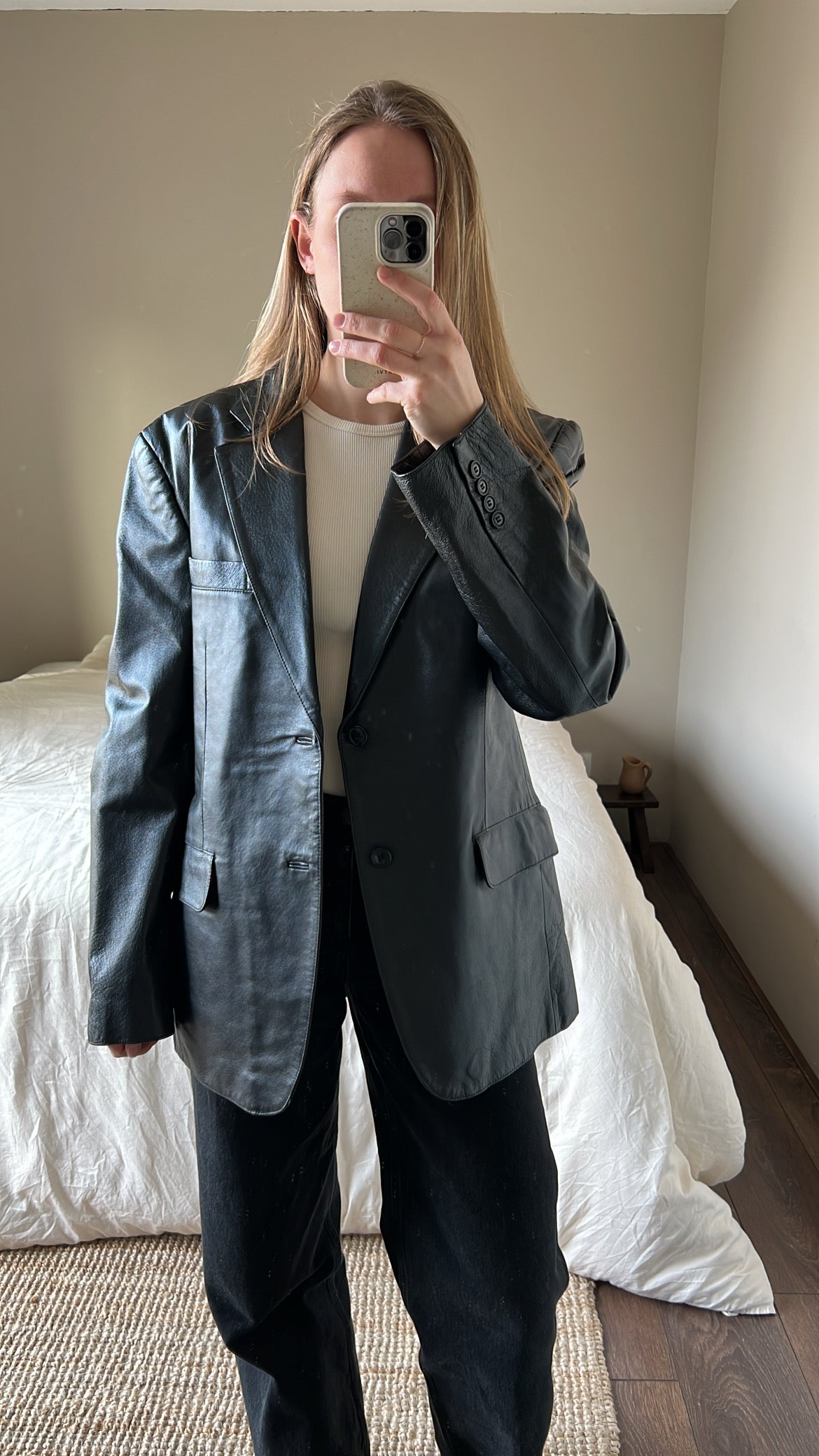 Leather jacket/blazer