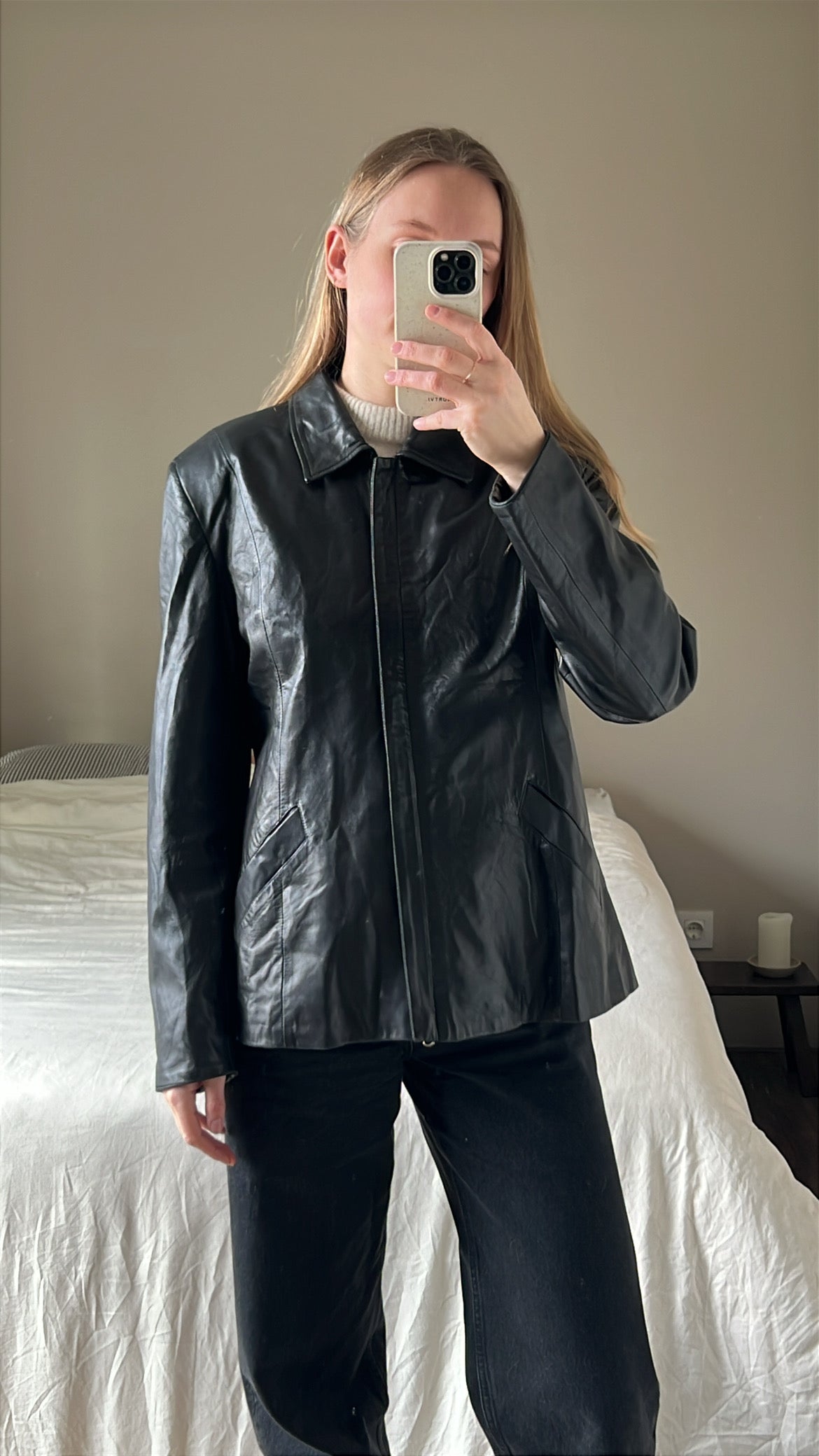 Leather jacket