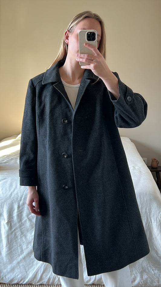 Woolen overcoat