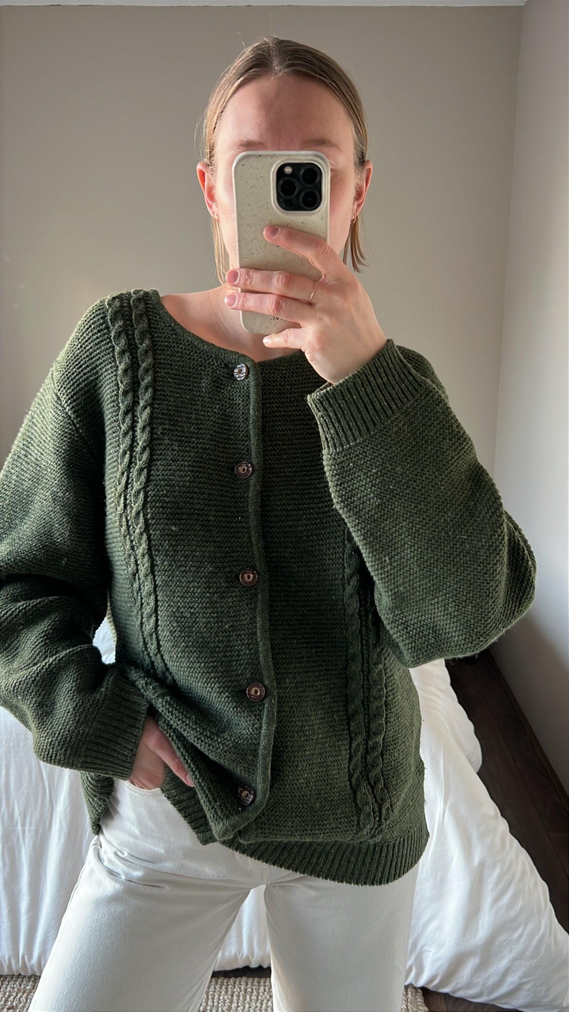 Woolen cardigan