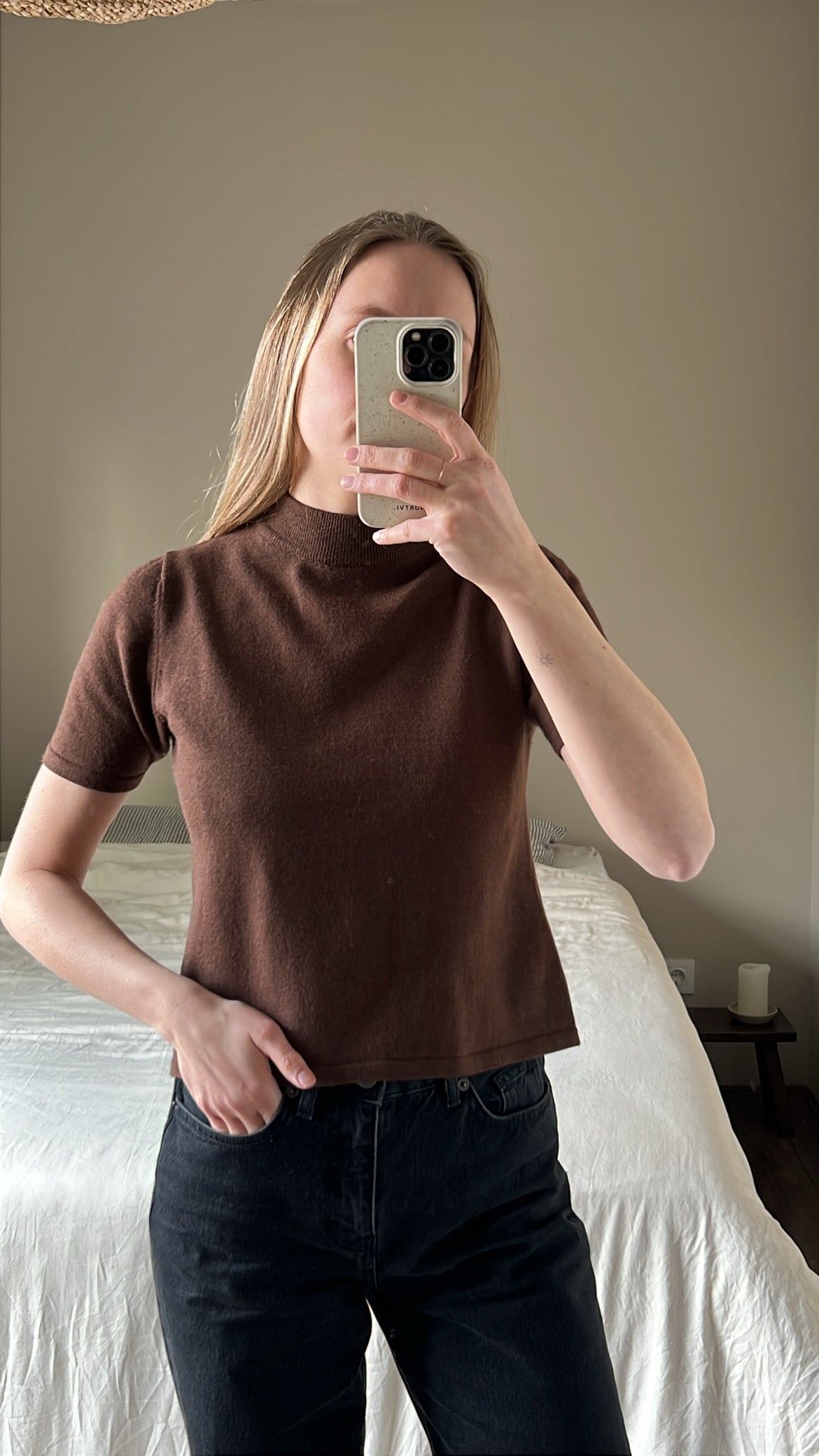 Woolen t-shirt