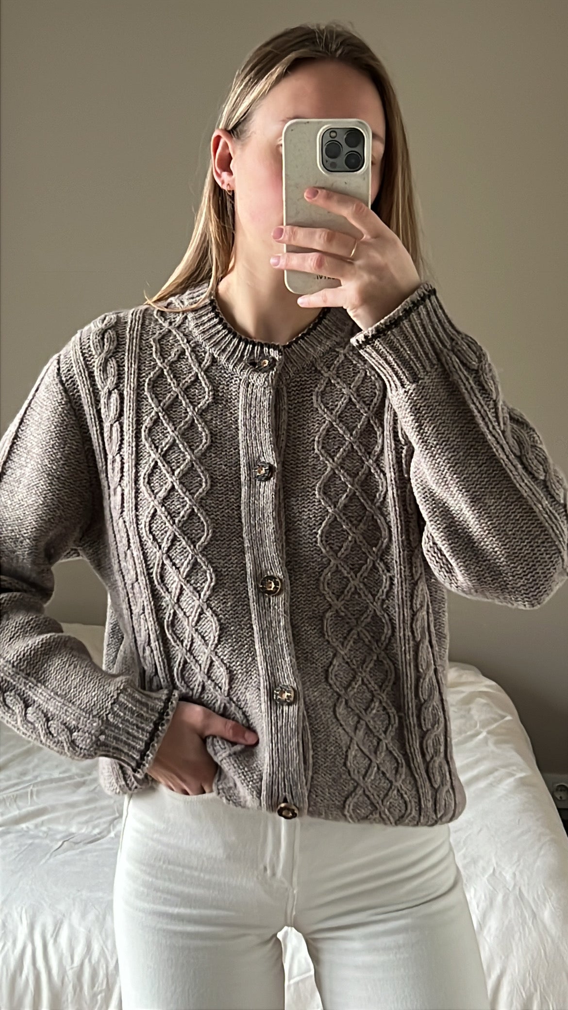 Woolen cardigan