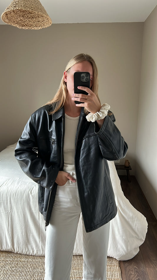 Leather jacket