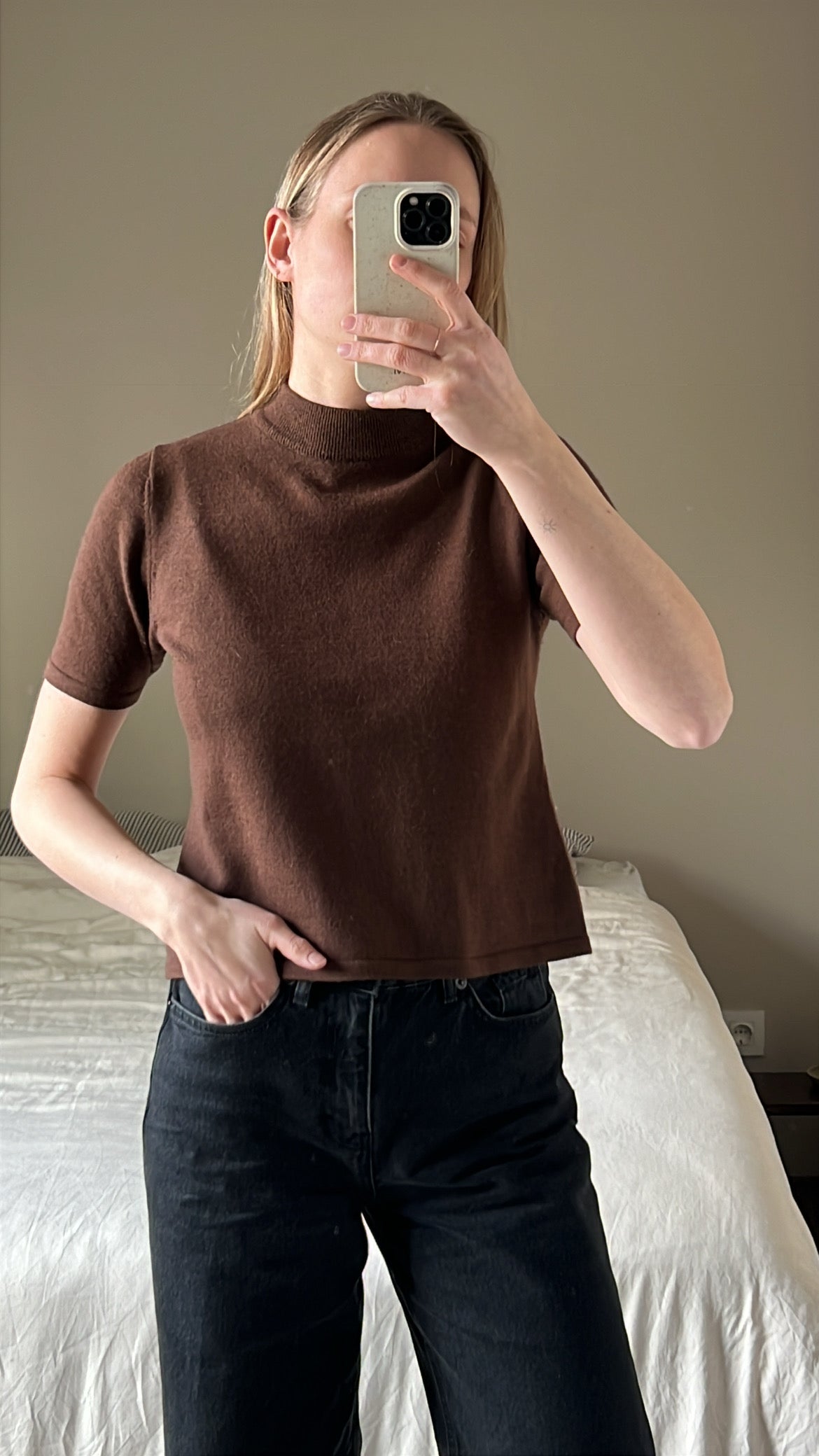 Woolen t-shirt