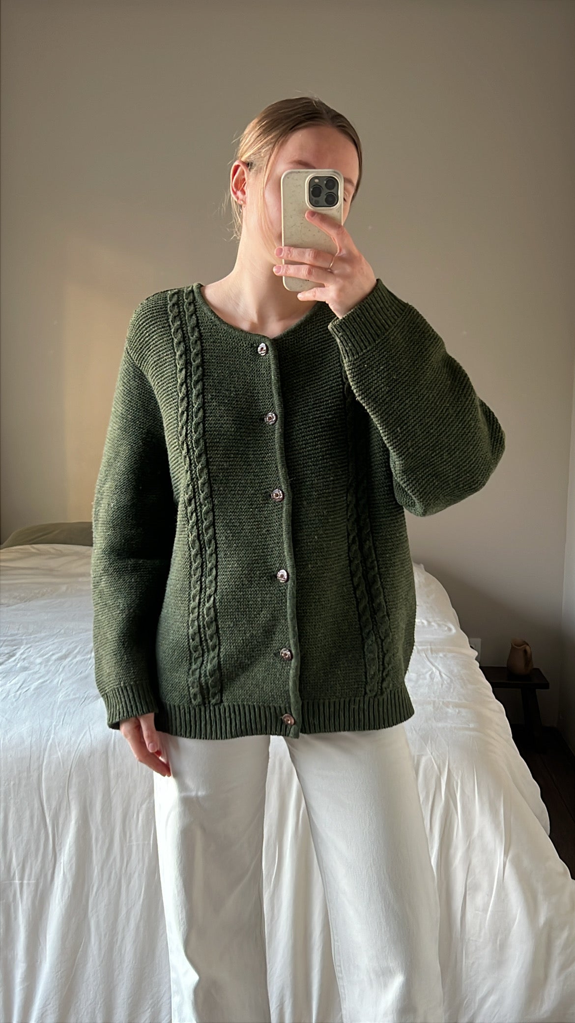 Woolen cardigan