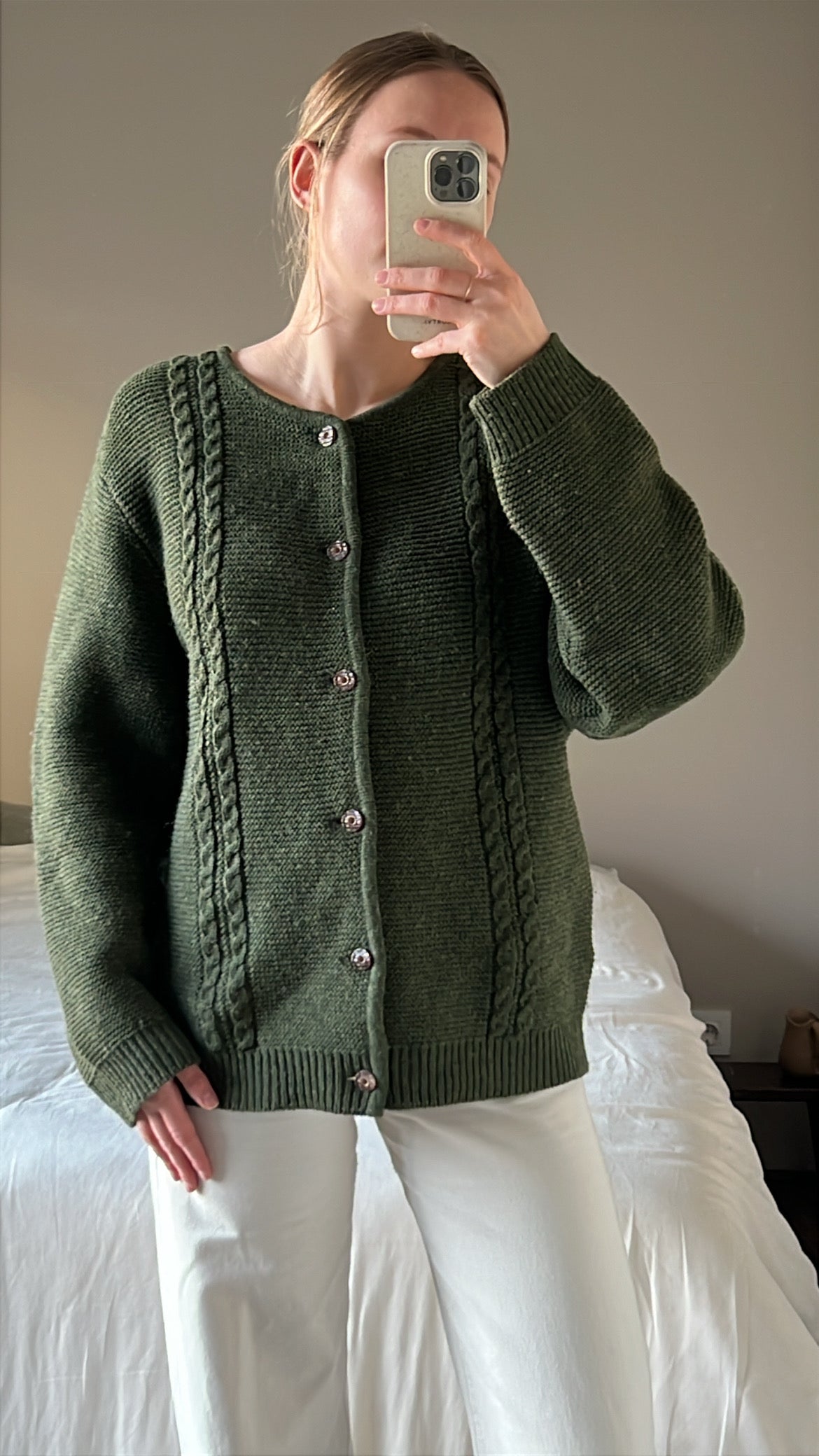 Woolen cardigan