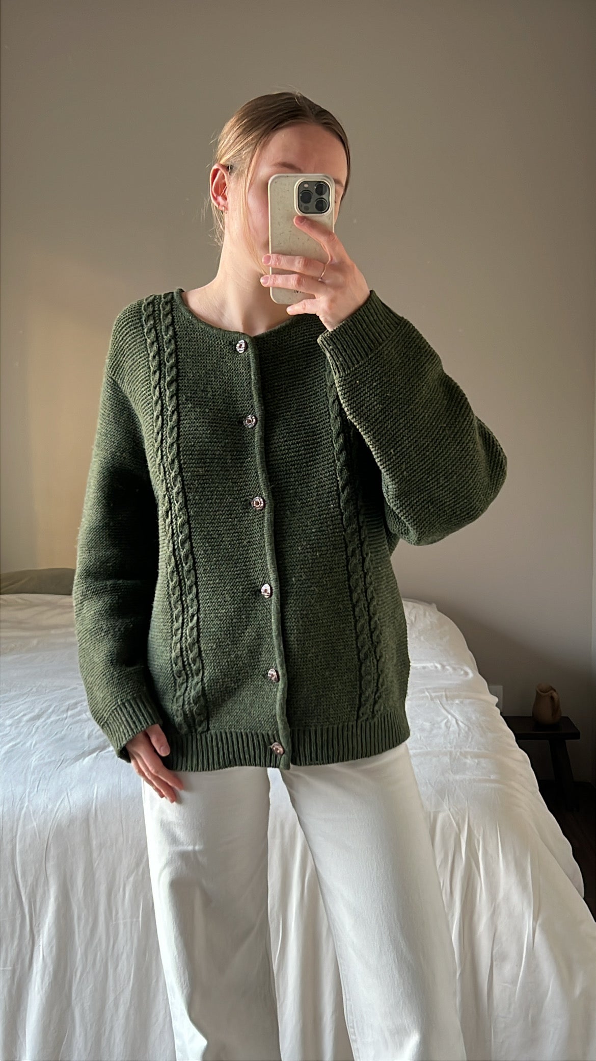 Woolen cardigan