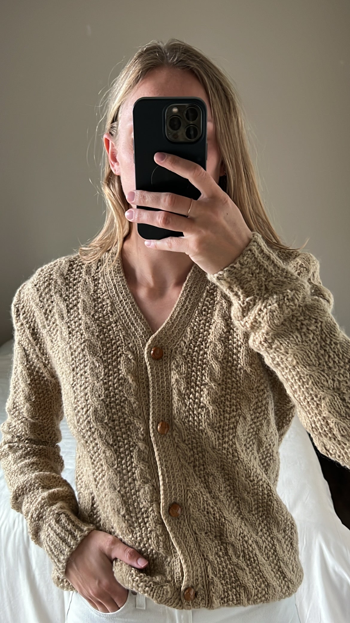 Woolen cardigan