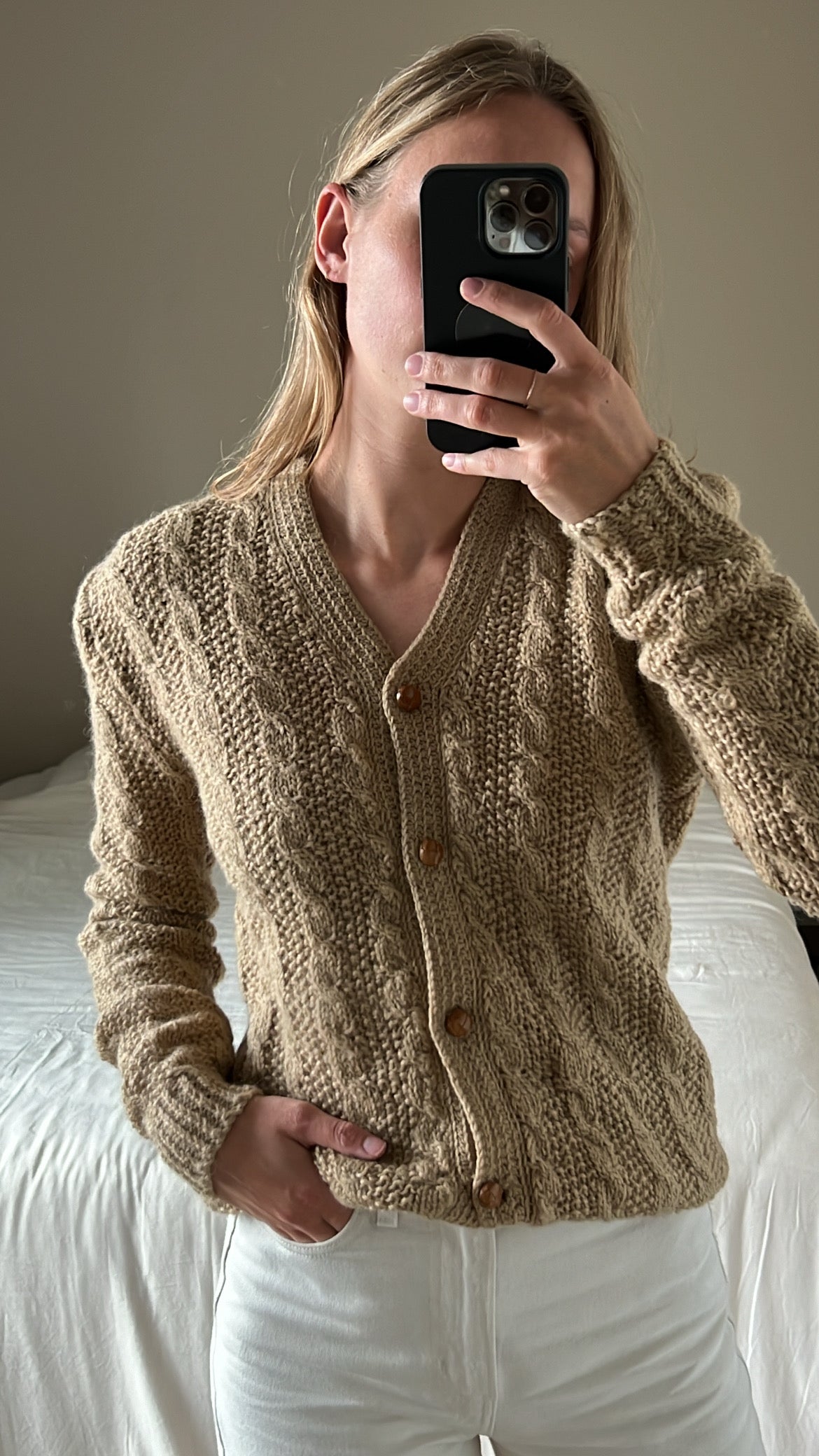 Woolen cardigan