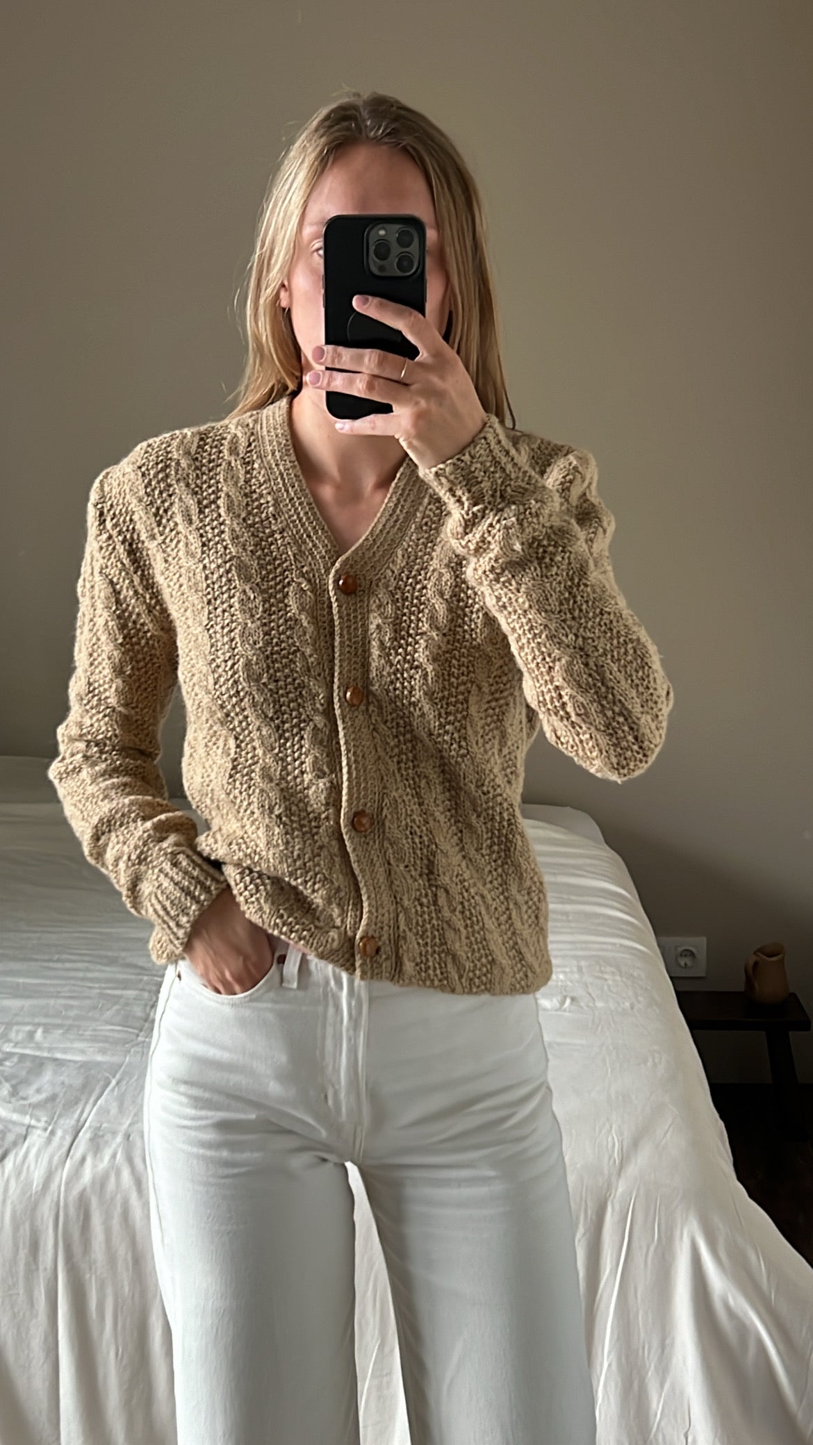 Woolen cardigan