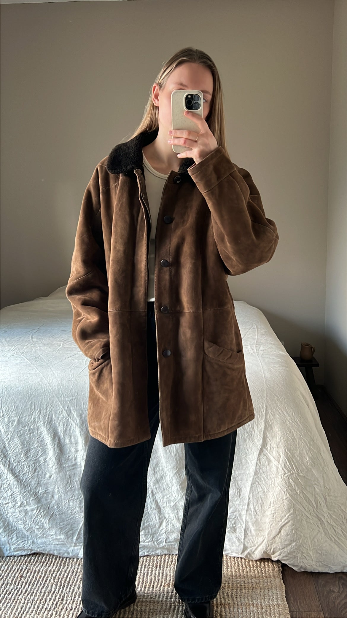 Shearling coat