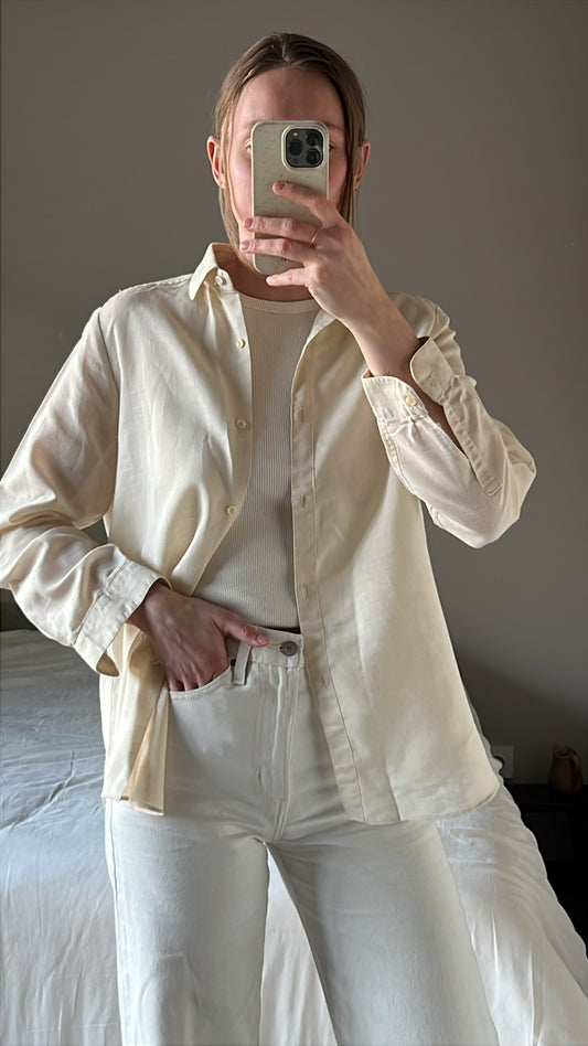 Linen blend shirt