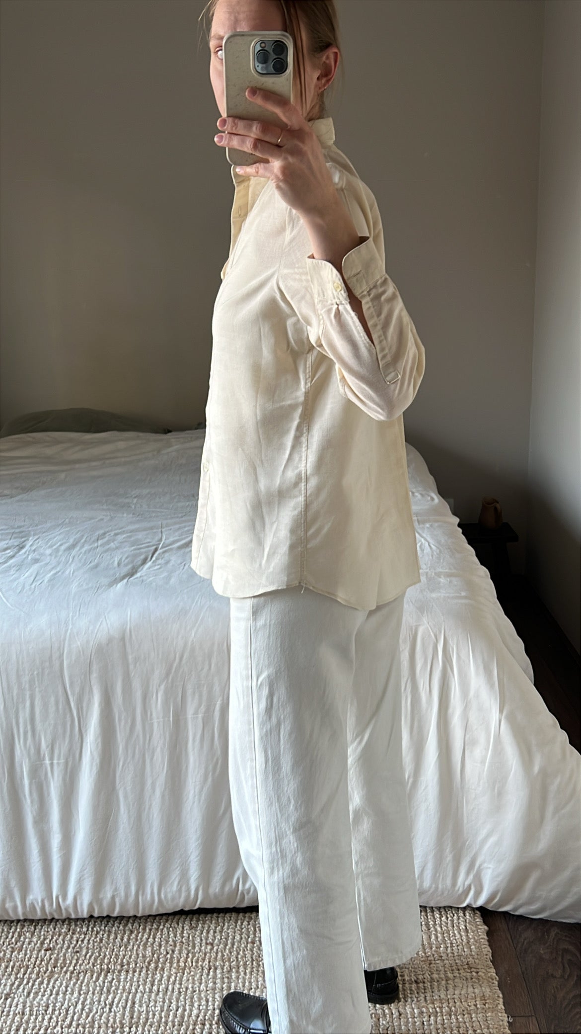 Linen blend shirt