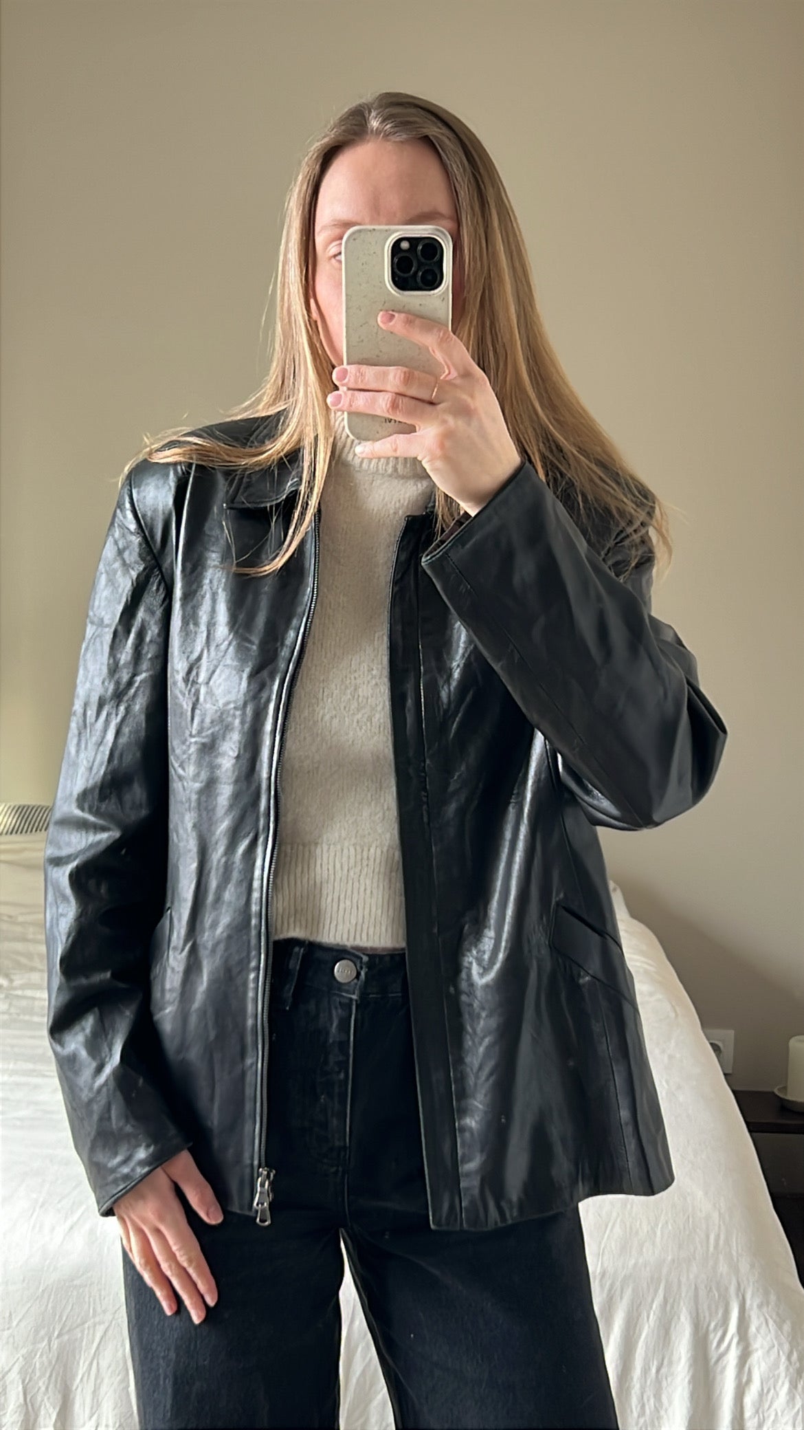 Leather jacket