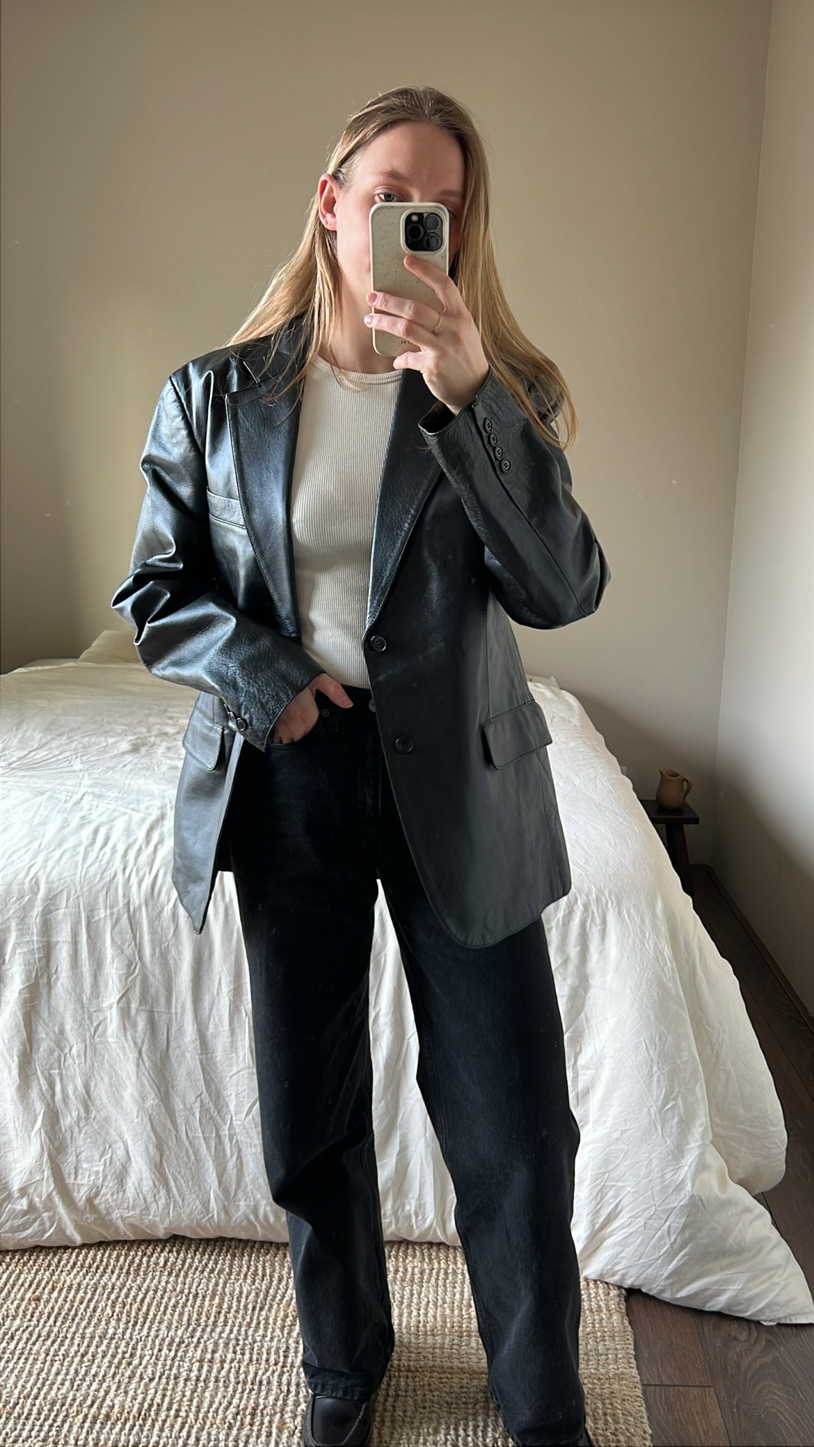 Leather jacket/blazer