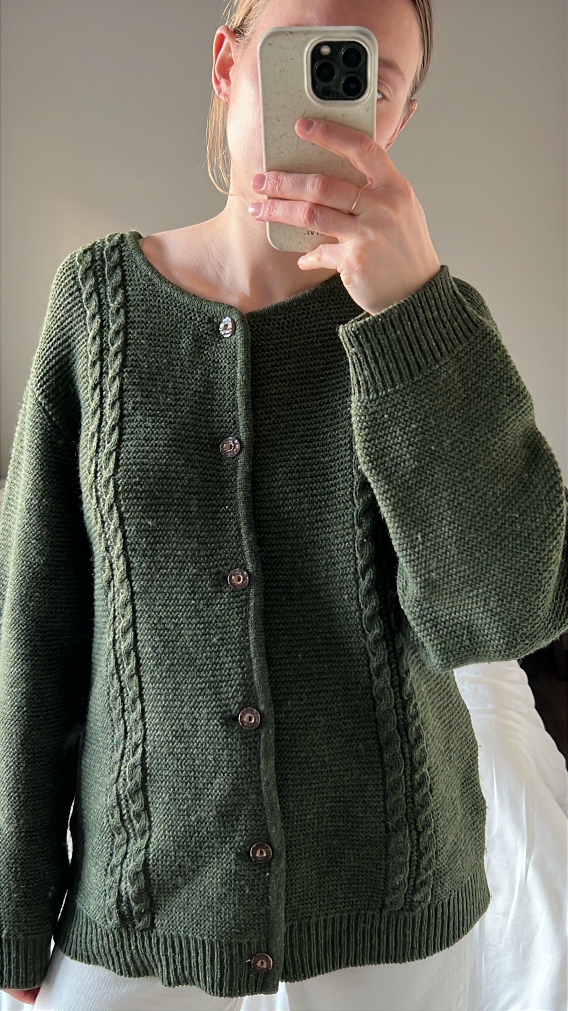 Woolen cardigan